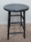 Wooden stool, round top, 23 1/2