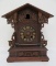 Ornate carved cuckoo clock case, with inside, not working