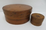 Late 1800's miniature wooden pantry boxes, 2
