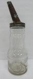 Vintage Marquette Mfg Co quart oil bottle
