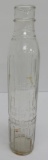 Shell glass motor oil jar, one quart, 14
