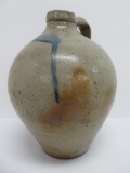 Ovoid jug with cobalt splash, 11