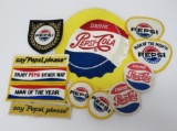 12 assorted vintage Pepsi Cola cloth patches, 2