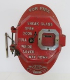 ADT Break Glass Fire Alarm box, 9