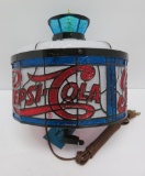 Royal Majestic Pepsi Lamp, new with tags, simulated stain glass