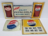 Diet Pepsi original advertising signs, appear unused