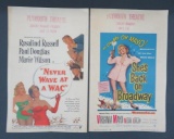 Two 1950's Plymouth Theatre posters, 14