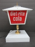 Graf DIet-Rite Cola lamp post advertising light, working
