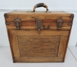Wooden Machinist Chest, 11 felt lined drawers and lift top