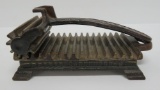 Shepard Hardware Pleating iron, patent 1878, 6 1/2