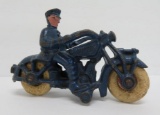 Cast iron Champion motorcycle toy, 7
