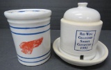 Two Red Wing Convention Commemorative stoneware miniatures, 1991 and 1993