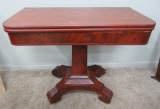 c 1830's folding top game table, 36