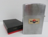 Jumbo lighter with box, Pepsi Cola promotional item, 6 1/2