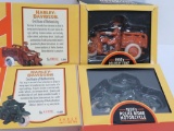 Two limited Edition Harley Davidson toys with boxes, Delivery Trike and Police rider