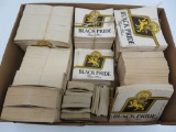 About 3000 new old stock West Bend Lithia beer labels, Black Pride