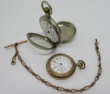 Vintage Elgin and Vigilant pocket watches and 11