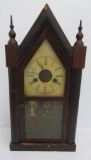 New Haven Steeple mantle clock, 19 1/2