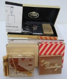 Vintage lighters, compact and purse compact photo album