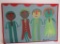 Mose Tolliver Outsider Art, Folk Art painting on Board, 34