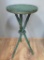 Puzzle table/ plant stand, folk art, 28