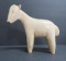Inuit bone carving, horse, 4 1/2