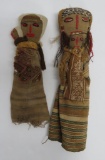 Two Peruvian attributed dolls, Chancay style, Folk art, 9
