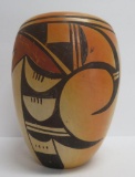 Hopi Pueblo Indian Pottery, signed Laura Tomasie, 5