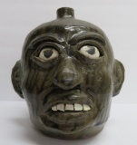 Chester Hewell face jug, 9 1/4