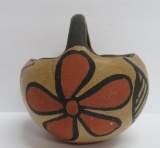 Southwestern pottery, pencil signed and dated '53, 4