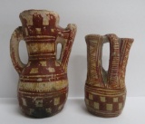 Two pieces of South American pottery, 4 1/4