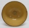 Yelloware spongeware mixing bowl, O Voight Batavia Wis, 9