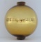 Shinn-System lightning rod ball, mirrored gold mercury