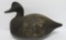 Wooden duck decoy, glass eyes, 14