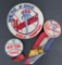 Vintage New York Yankees baseball pins, 1 1/2
