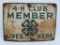 Metal 4H club Member sign, 13