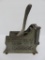 Early cast iron french fry cutter, Bloomfield Mfg Co Chicago Ill, 9