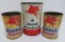 Mobil Oil cans
