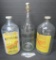 Waukesha water bottles and Roxo labels, 1/2 gallon