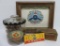 Cigar humidor, Hudson, Blue Ribbon label and box, Garcia label