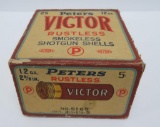 Vintage Peters 12 GA shot gun shell box