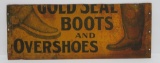 Gold Seal Boots and Overshoes sign, 17