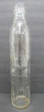 One Quart Shell Penn glass oil bottle, 14 1/2