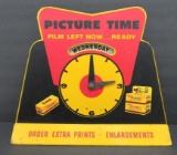 Vintage Kodak advertising sign, wood, 13
