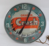 Orange Crush Pam clock, 15