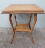 Oak lamp table, end table