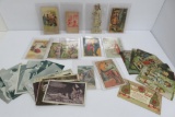 37 Assorted trade cards arcade cards and postcards