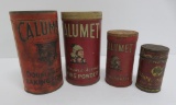Vintage Calument and Price's Baking Soda tins