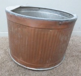 Copper Wash machine basin, 22