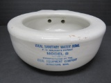 Ideal Sanitary Water Bowl Model B, Morristown MN, 10 1/2